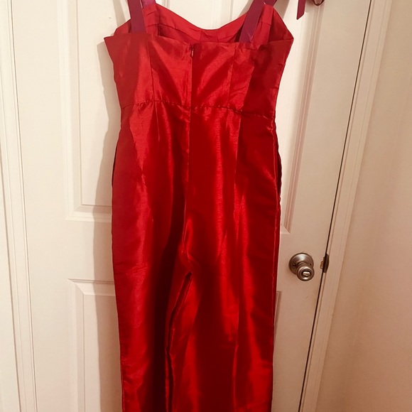 Seamed wideleg jumpsuit - Picture 9 of 10